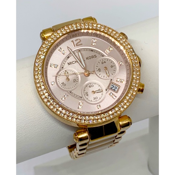 Michael Kors Rose Gold Blush Crystal 